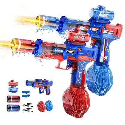 🥳2026 HOT SALE🥳💞50K+ SOLD!💥🔫💡 50% OFF! Electric Water Gun – LED lights sync with every shot, rechargeable & high-capacity. Splash-resistant, endless fun for pool & backyard. Take water fights to the next level! ⚡💦