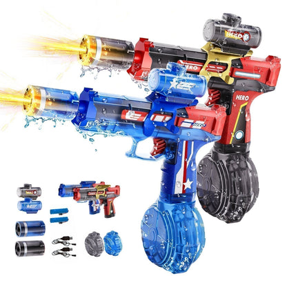 🥳2026 HOT SALE🥳💞50K+ SOLD!💥🔫💡 50% OFF! Electric Water Gun – LED lights sync with every shot, rechargeable & high-capacity. Splash-resistant, endless fun for pool & backyard. Take water fights to the next level! ⚡💦