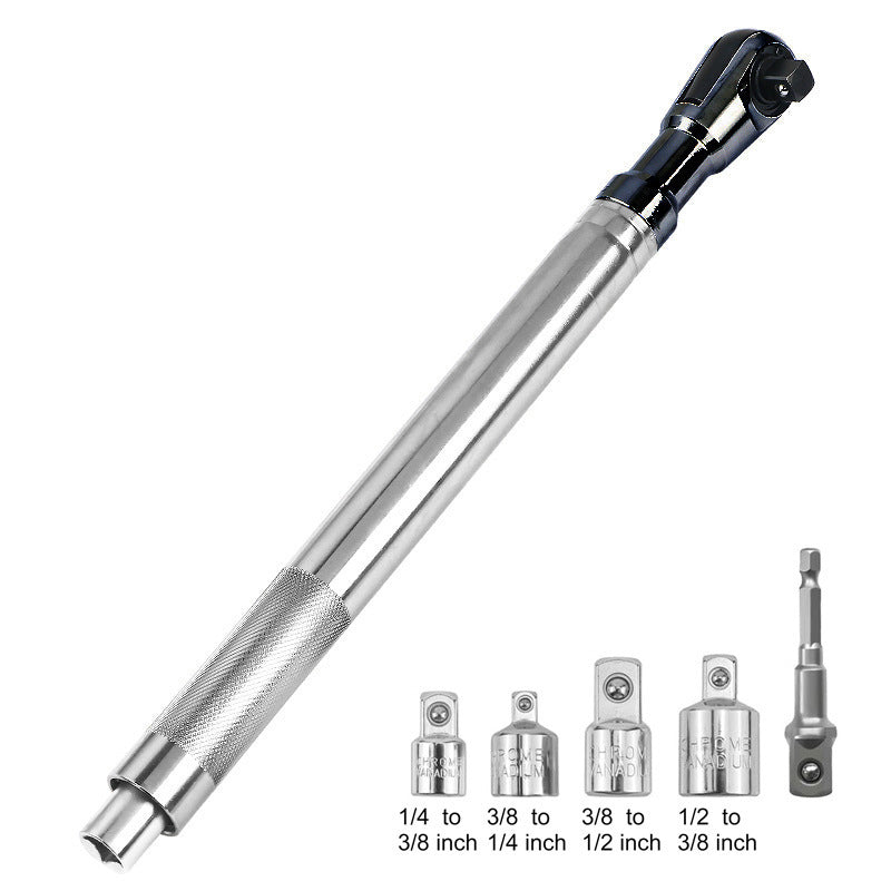 🔧 Reach Tight Bolts with Ease – 2-in-1 Ratchet Wrench with Extension Bar, 72-Tooth Smooth Action. 50% Off. UK Stock