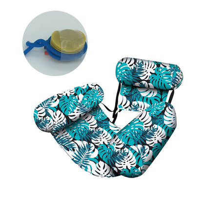 ⏳Time-Limited Special-46% off⏰Inflatable Floating Chair – Tropical Leaf & Ultra-Light 260g 🌊