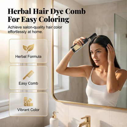 🪮Herbal Hair Dye Comb for Home Use🌿🌸✨