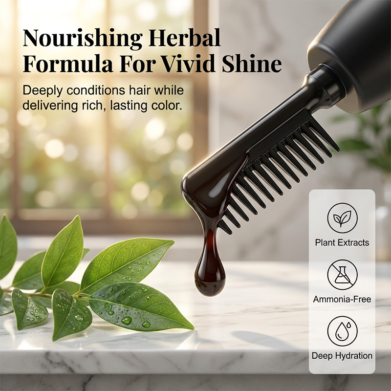 🪮Herbal Hair Dye Comb for Home Use🌿🌸✨