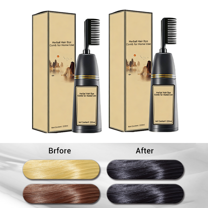 🪮Herbal Hair Dye Comb for Home Use🌿🌸✨