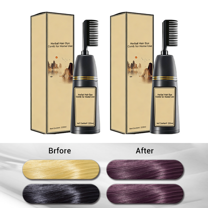 🪮Herbal Hair Dye Comb for Home Use🌿🌸✨
