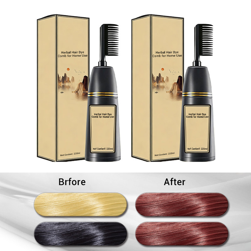 🪮Herbal Hair Dye Comb for Home Use🌿🌸✨