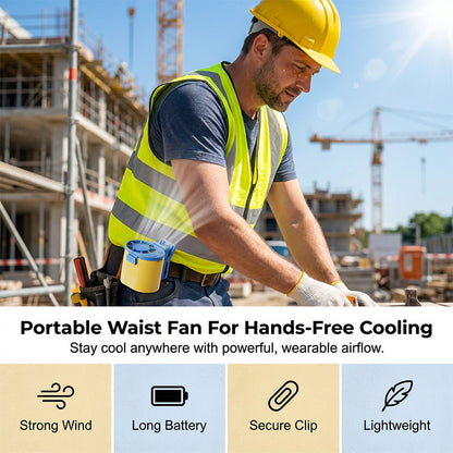 Portable Waist Clip Fan
