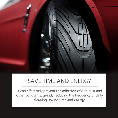 ✨ Tire wax—restores a deep black shine, blocks UV rays, and repels dirt. Quick and easy! 🚗