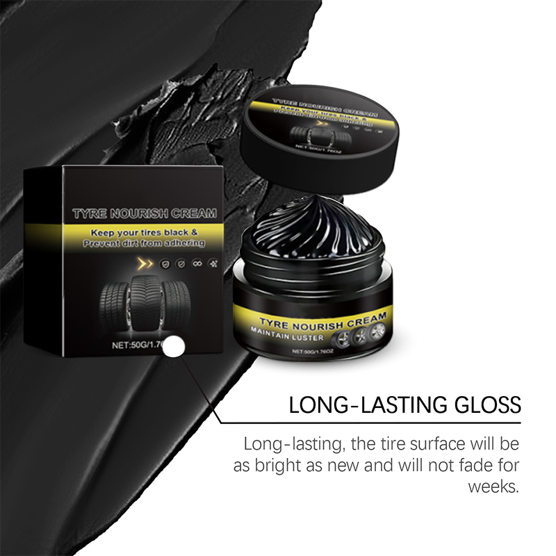 ✨ Tire wax—restores a deep black shine, blocks UV rays, and repels dirt. Quick and easy! 🚗