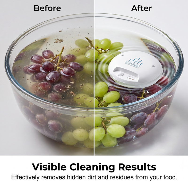 🔥57% OFF! Portable Ultrasonic Fruit & Vegetable Washer
