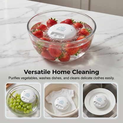 🔥57% OFF! Portable Ultrasonic Fruit & Vegetable Washer