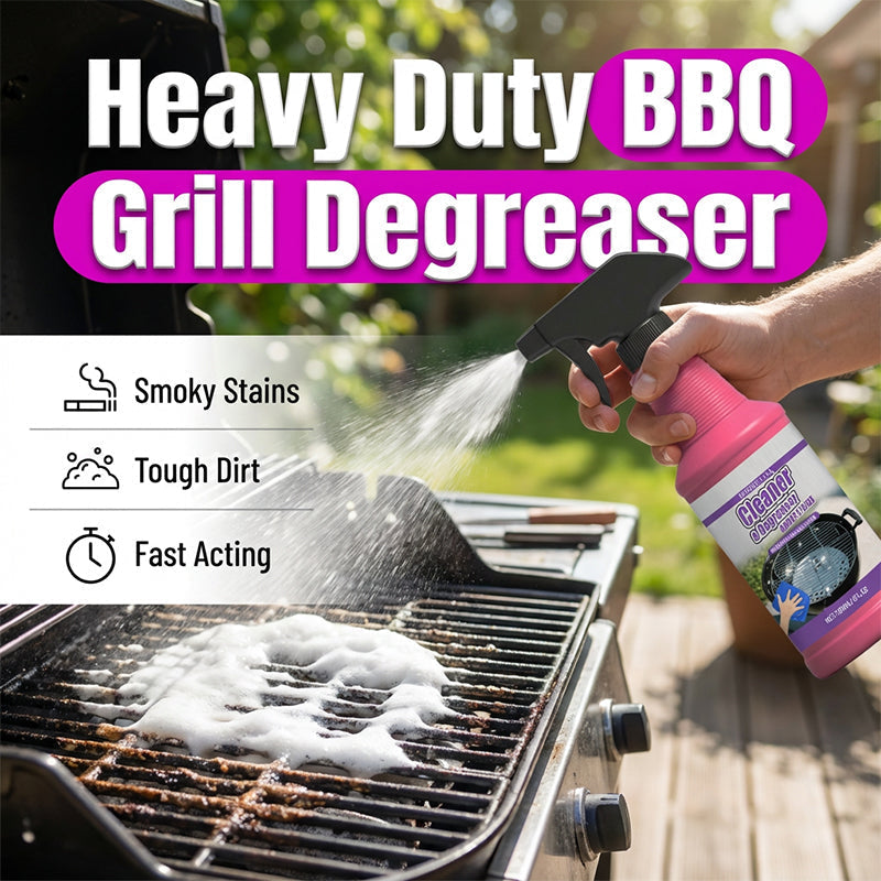 🌟BUY 3 GET 2 FREE!!💦Fast-Acting Heavy-Duty Grill Degreaser Spray