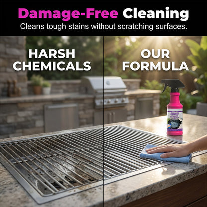 🌟BUY 3 GET 2 FREE!!💦Fast-Acting Heavy-Duty Grill Degreaser Spray