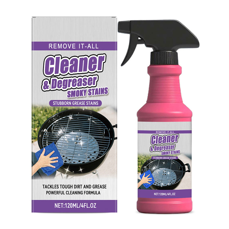 🌟BUY 3 GET 2 FREE!!💦Fast-Acting Heavy-Duty Grill Degreaser Spray