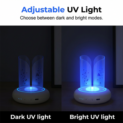 💨360° UV LED Mosquito & Fly Trap Lamp💡✨