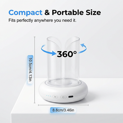 💨360° UV LED Mosquito & Fly Trap Lamp💡✨
