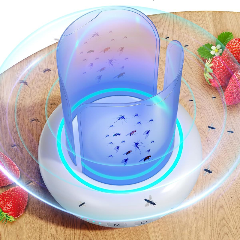 💨360° UV LED Mosquito & Fly Trap Lamp💡✨