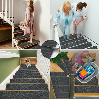 🔥Hot sale 30% OFF🔥Self-Adhesive Anti-Slip Stair Tread Pads