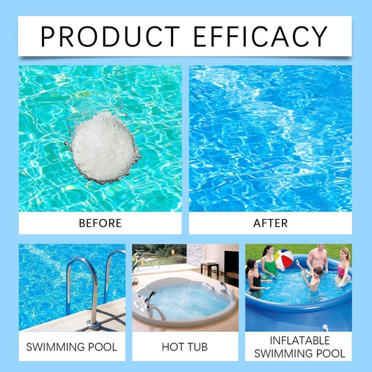 🏊‍♂️ Pool Cleaning Tablets for Crystal Clear Water – Drop, Dissolve, Dive In! 🌊✨