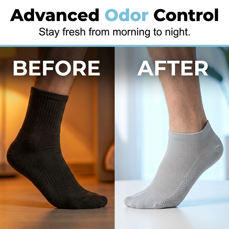 💥💥Buy 1, Get 1 Free | Do your shoes start to smell after just 5 minutes in the summer? Try these instead 🧦