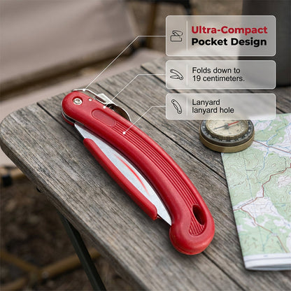 🪚Compact Folding Saw with SK5 Steel Blade⚡