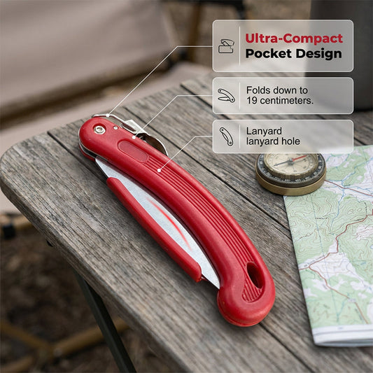 🪚Compact Folding Saw with SK5 Steel Blade⚡