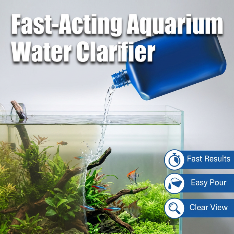 🔥 52% OFF 💥 💧 [Quick Aquarium Water Clarifier] — Just pour it in, and the cloudy water clears up on its own—your fish will look like they're swimming in air! 🐠✨
