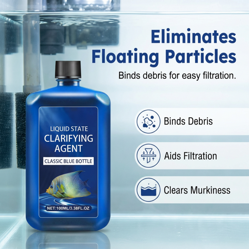 🔥 52% OFF 💥 💧 [Quick Aquarium Water Clarifier] — Just pour it in, and the cloudy water clears up on its own—your fish will look like they're swimming in air! 🐠✨