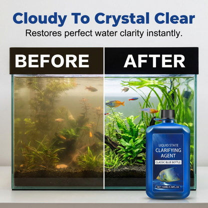 🔥 52% OFF 💥 💧 [Quick Aquarium Water Clarifier] — Just pour it in, and the cloudy water clears up on its own—your fish will look like they're swimming in air! 🐠✨