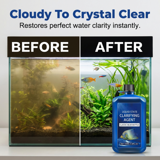 🔥 52% OFF 💥 💧 [Quick Aquarium Water Clarifier] — Just pour it in, and the cloudy water clears up on its own—your fish will look like they're swimming in air! 🐠✨