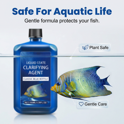 🔥 52% OFF 💥 💧 [Quick Aquarium Water Clarifier] — Just pour it in, and the cloudy water clears up on its own—your fish will look like they're swimming in air! 🐠✨