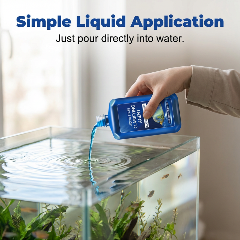 🔥 52% OFF 💥 💧 [Quick Aquarium Water Clarifier] — Just pour it in, and the cloudy water clears up on its own—your fish will look like they're swimming in air! 🐠✨