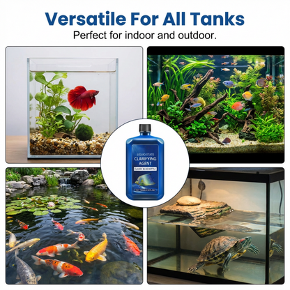 🔥 52% OFF 💥 💧 [Quick Aquarium Water Clarifier] — Just pour it in, and the cloudy water clears up on its own—your fish will look like they're swimming in air! 🐠✨