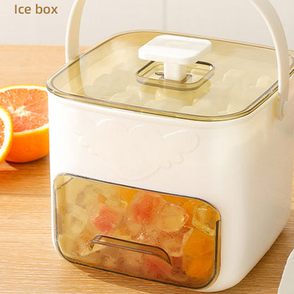 🔥💥 One-Press Ice Cube Maker with Storage Bin ❄️✨ Fast Freeze Ice Tray 🏷️💰50% OFF NOW