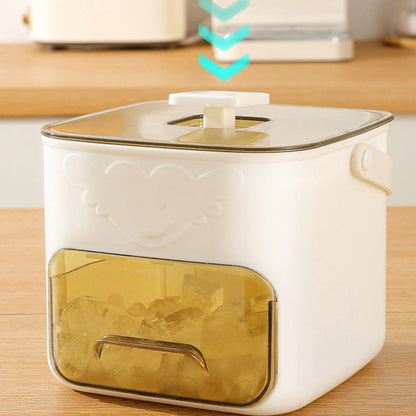 🔥💥 One-Press Ice Cube Maker with Storage Bin ❄️✨ Fast Freeze Ice Tray 🏷️💰50% OFF NOW