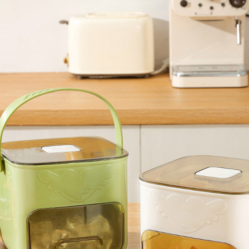 🔥💥 One-Press Ice Cube Maker with Storage Bin ❄️✨ Fast Freeze Ice Tray 🏷️💰50% OFF NOW