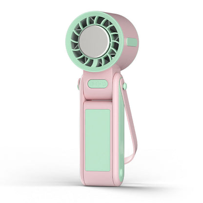 ❄️Foldable Handheld Fan with Cooling Plate🌬️ Stay Cool Anytime & Anywhere🌞