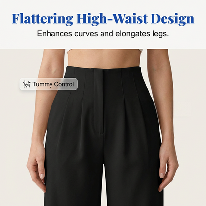 🥳2026 HOT SALE🥳Women’s Solid Color Casual Wide Leg Pants