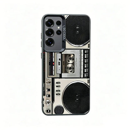 🔥Hot Sale 49% off🌟📼 Retro Cassette Player Pattern Silicone Phone Case Applicable to the iPhone/Galaxy series