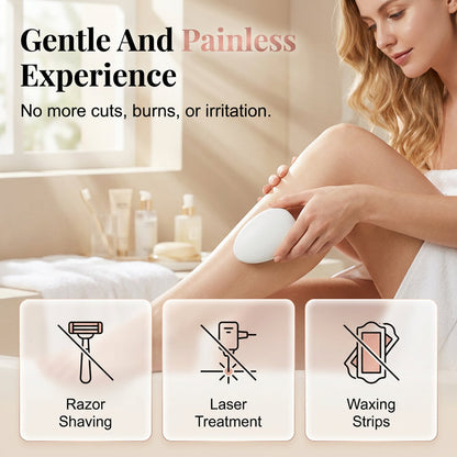 Ergonomic Hair Removal Tool with Protective Cover