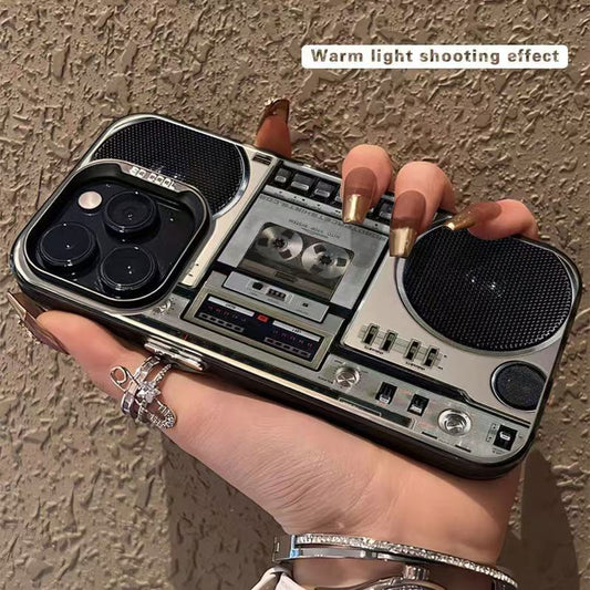 🔥Hot Sale 49% off🌟📼 Retro Cassette Player Pattern Silicone Phone Case Applicable to the iPhone/Galaxy series