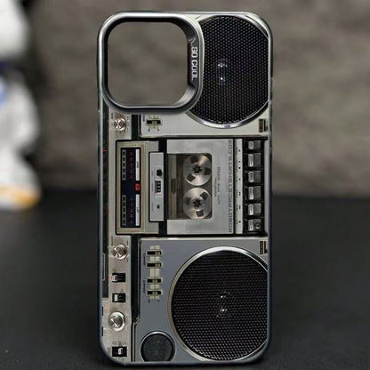 🔥Hot Sale 49% off🌟📼 Retro Cassette Player Pattern Silicone Phone Case Applicable to the iPhone/Galaxy series