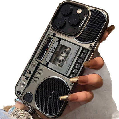 🔥Hot Sale 49% off🌟📼 Retro Cassette Player Pattern Silicone Phone Case Applicable to the iPhone/Galaxy series