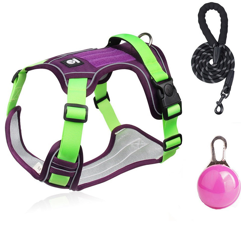 🎁2026 New Arrivals 🐶 LED No-Pull Dog Harness Kit with Leash – Safer, More Comfortable Walks Day & Night
