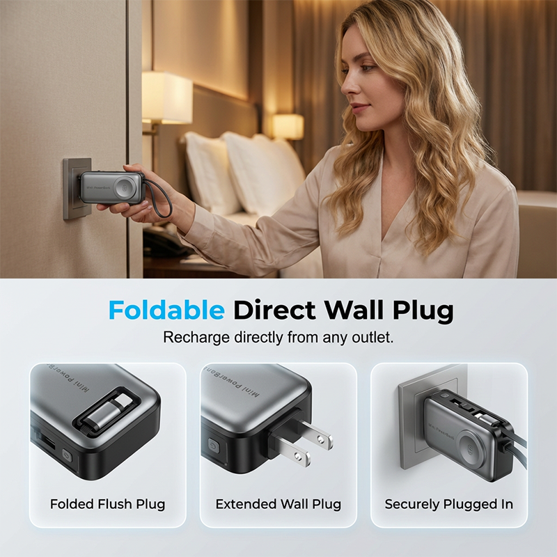 4-in-1 Portable Fast Charging Power Bank
