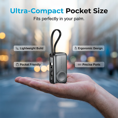 4-in-1 Portable Fast Charging Power Bank