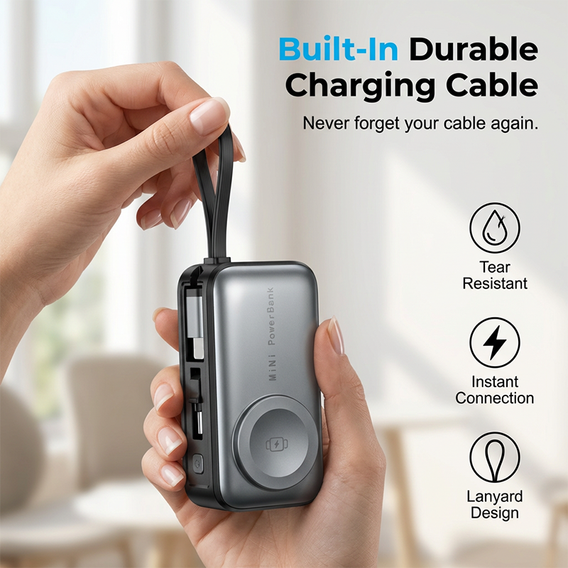 4-in-1 Portable Fast Charging Power Bank