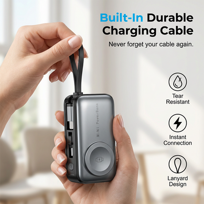 4-in-1 Portable Fast Charging Power Bank