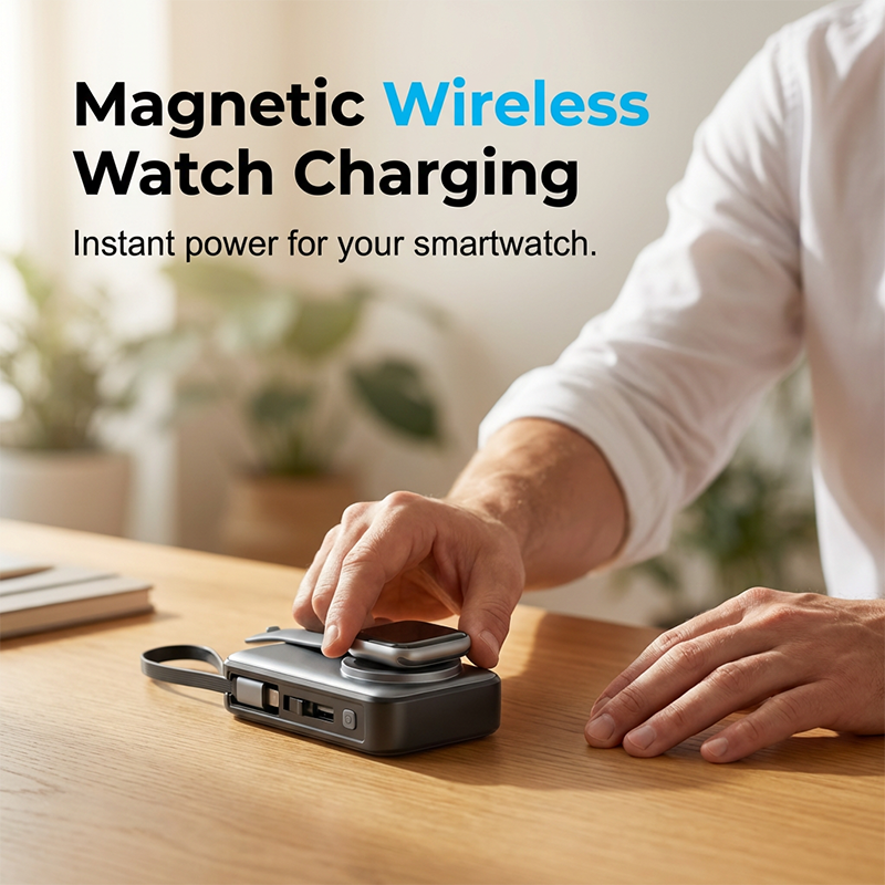 4-in-1 Portable Fast Charging Power Bank