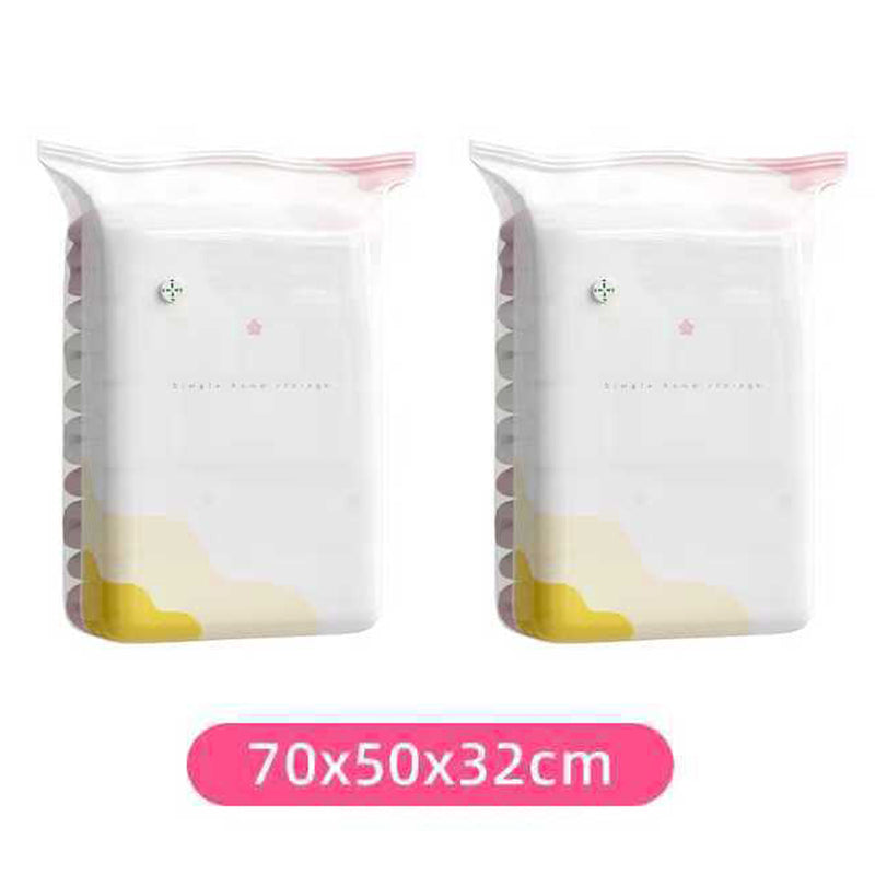 Press-to-Compress Vacuum Storage Bags