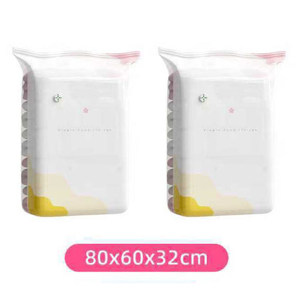 Press-to-Compress Vacuum Storage Bags